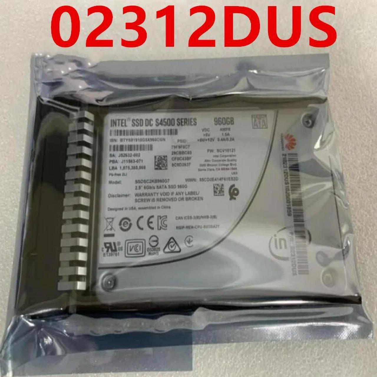 FOR Solid State Drive For RH2288V3 V5 960GB 2.5 SATA SSD For 02312DUS