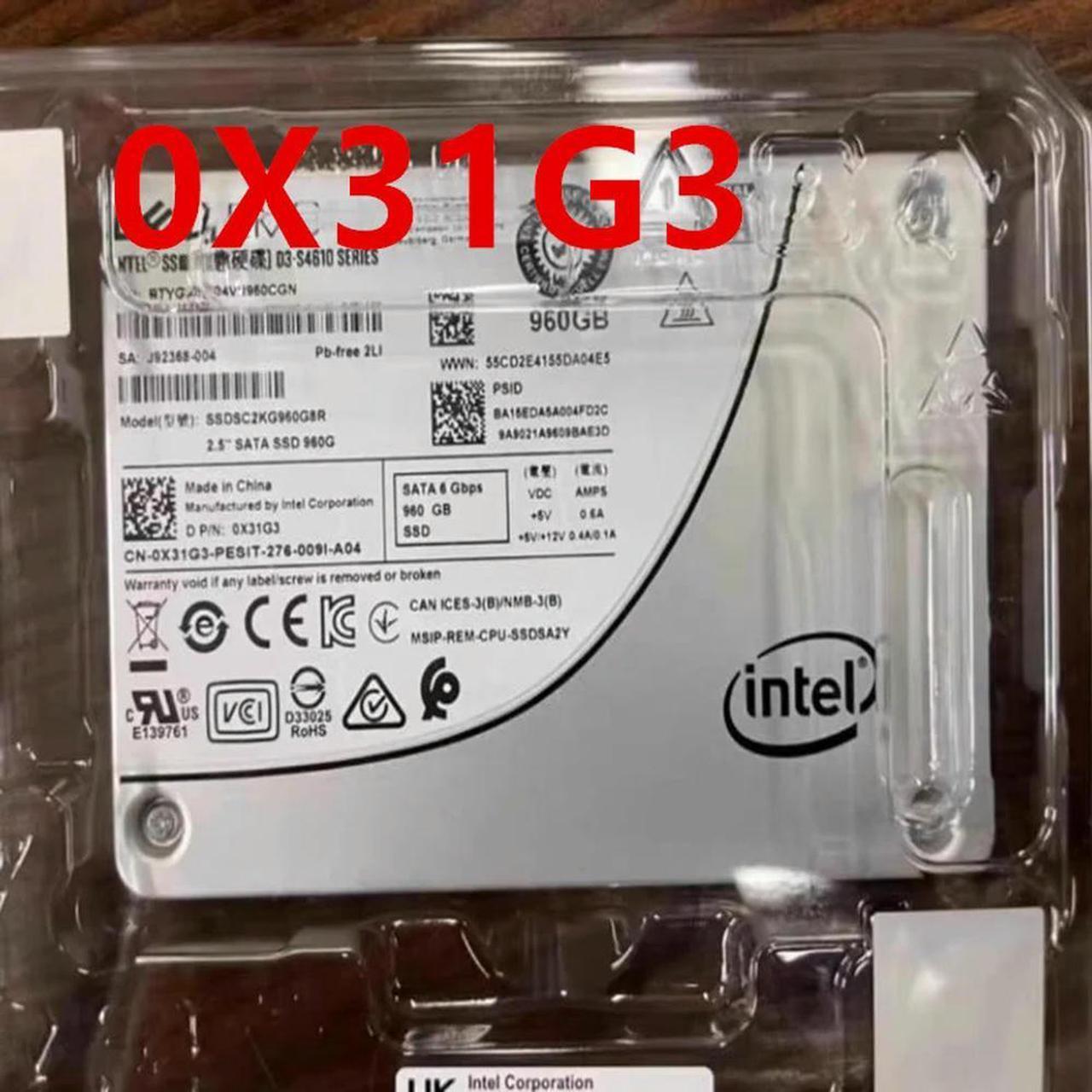 FOR Solid State Drive For S4610 960GB 2.5 SATA SSD For X31G3 0X31G3