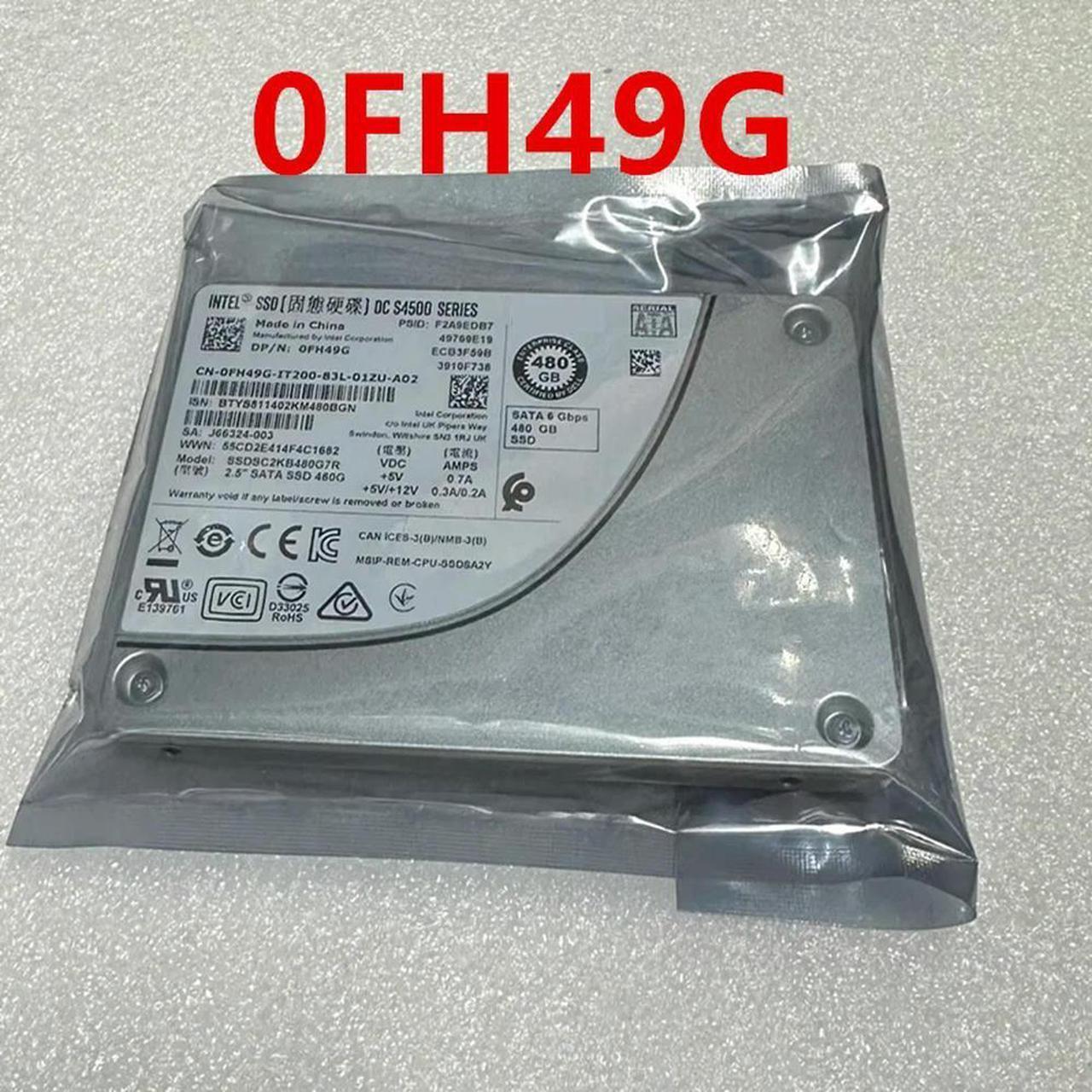 FOR Solid State Drive For SSD DC S4500 480GB 2.5 SATA For 0FH49G FH49G SSDSC2KB480G7R