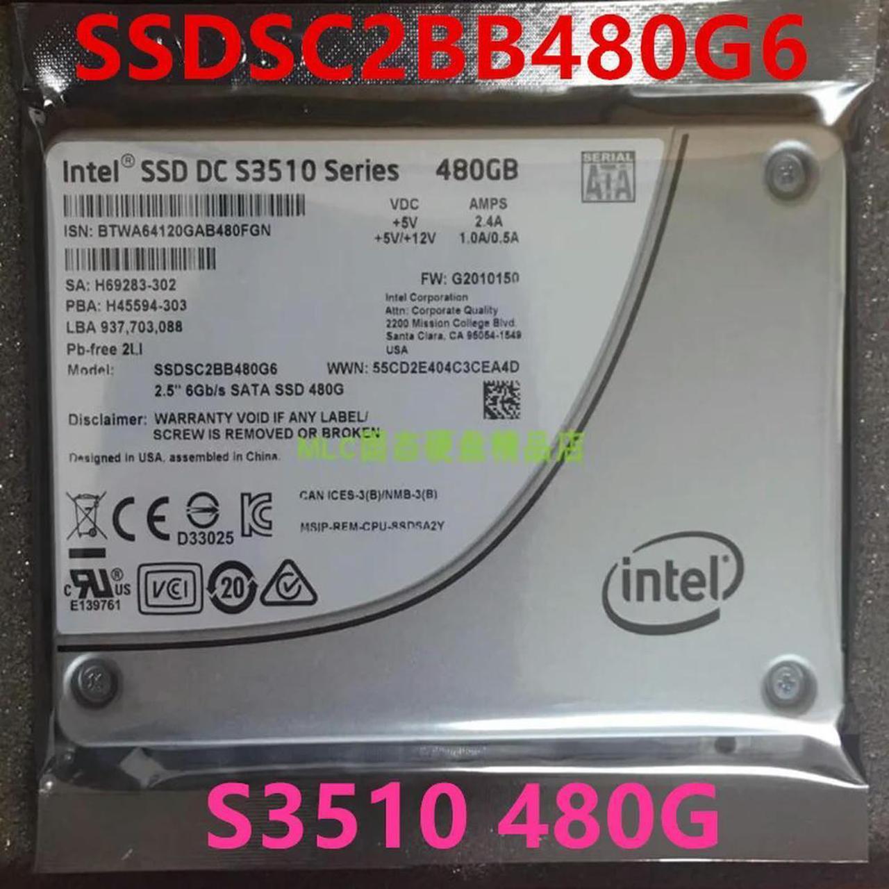 FOR Solid State Drive For SSD DC S3510 480GB 2.5 SATA For SSDSC2BB480G6 SSDSC2BB480G601