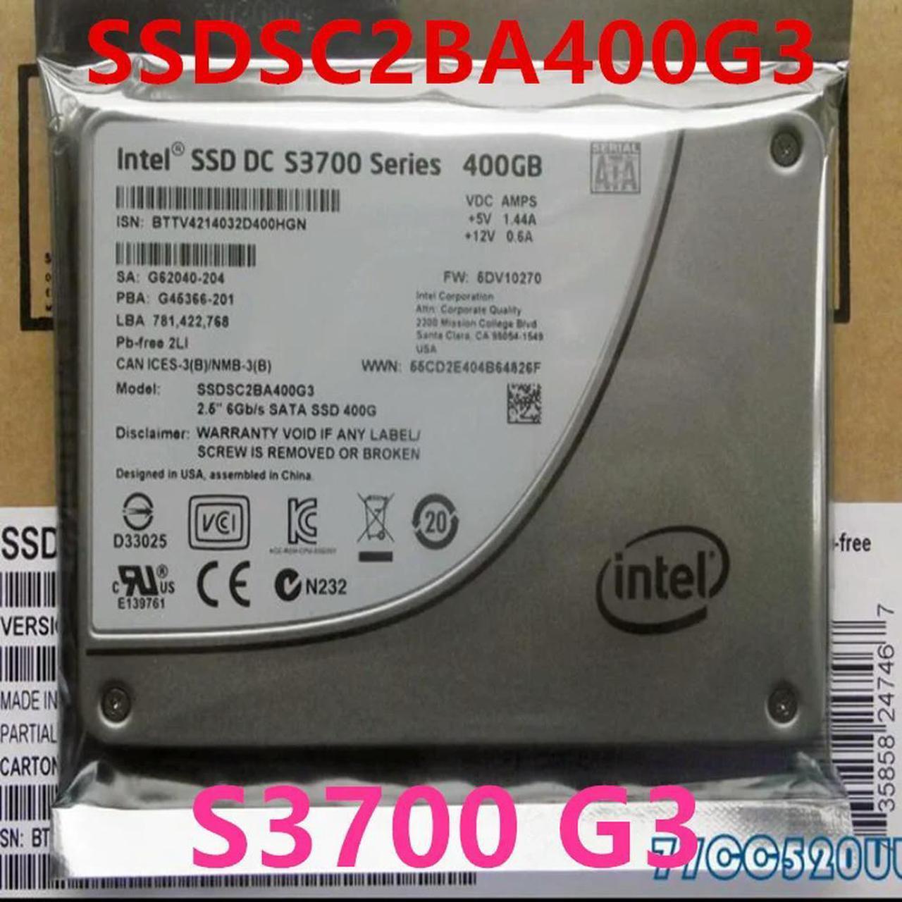 FOR Solid State Drive For SSD DC S3700 400GB 2.5 SATA For SSDSC2BA400G3 SSDSC2BA400G301