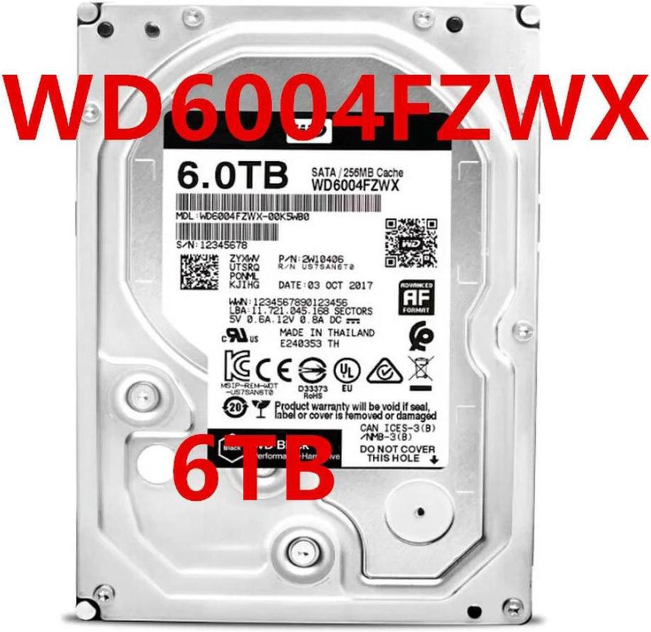 FOR Hard Disk For 6TB SATA 3.5 7200RPM 256MB Hard Drive 6004FZWX