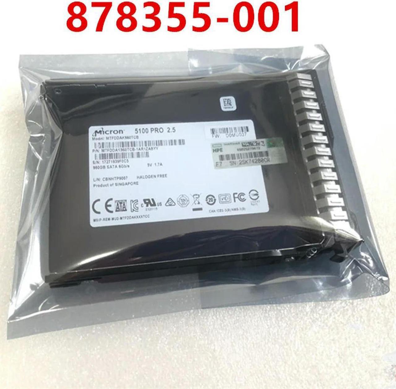 FOR Solid State Drive For 380G10 380G9 360 2.5 SSD SATA 960GB 878119-B21 878355-001