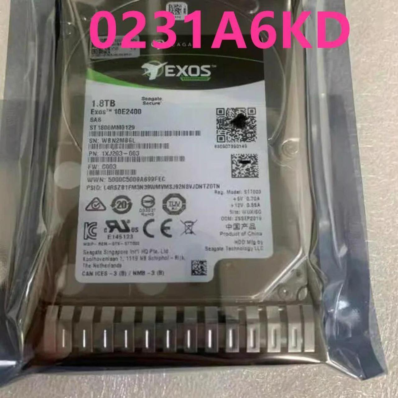 FOR Hard Disk For 1.8TB SAS 2.5 10K 128MB Hard Drive 0231A6KD 0231A7MV