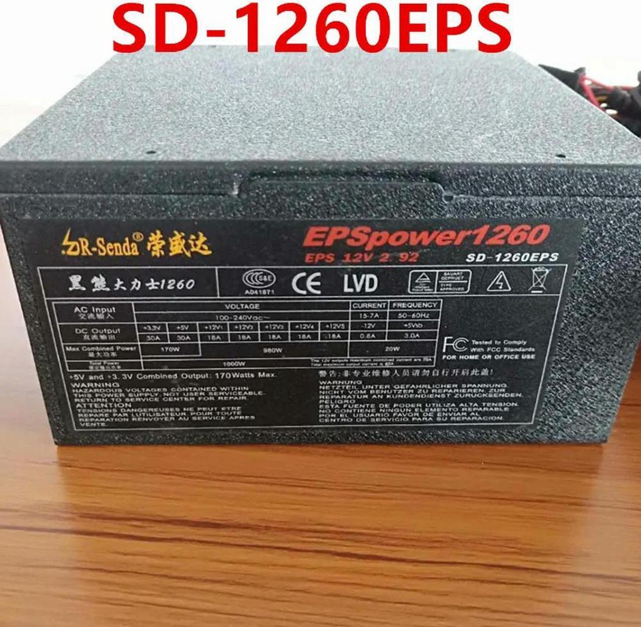 FOR Power Supply R 1000W Power Supply SD-1260EPS