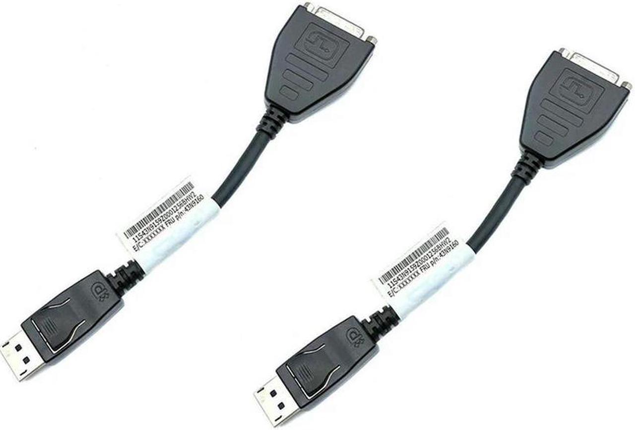 FOR 2pcs FOR 45J7915 Single-Link DVI-D Monitor Adapter