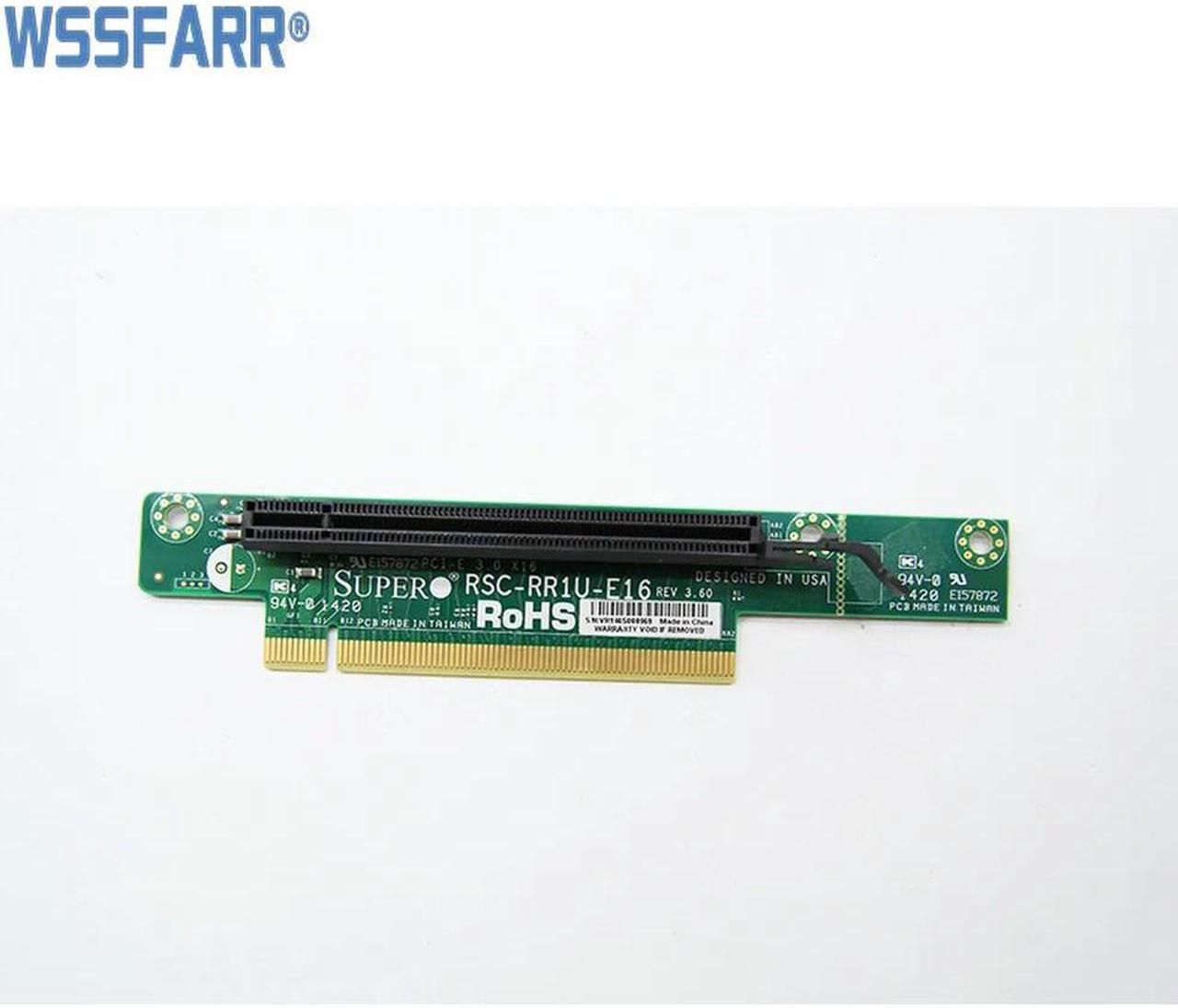 FOR RSC-RR1U-E16 REV: 3.60 1U PCI-E X 16 RISER CAR