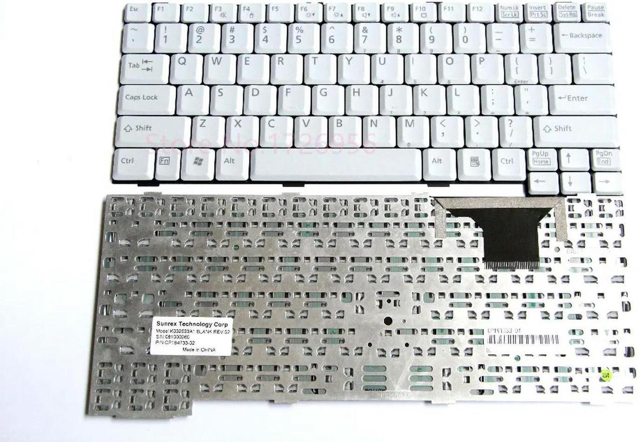 FOR Laptop US replacement keyboard for S7110 S6421 S7211 T4220 T4210 E8210 White