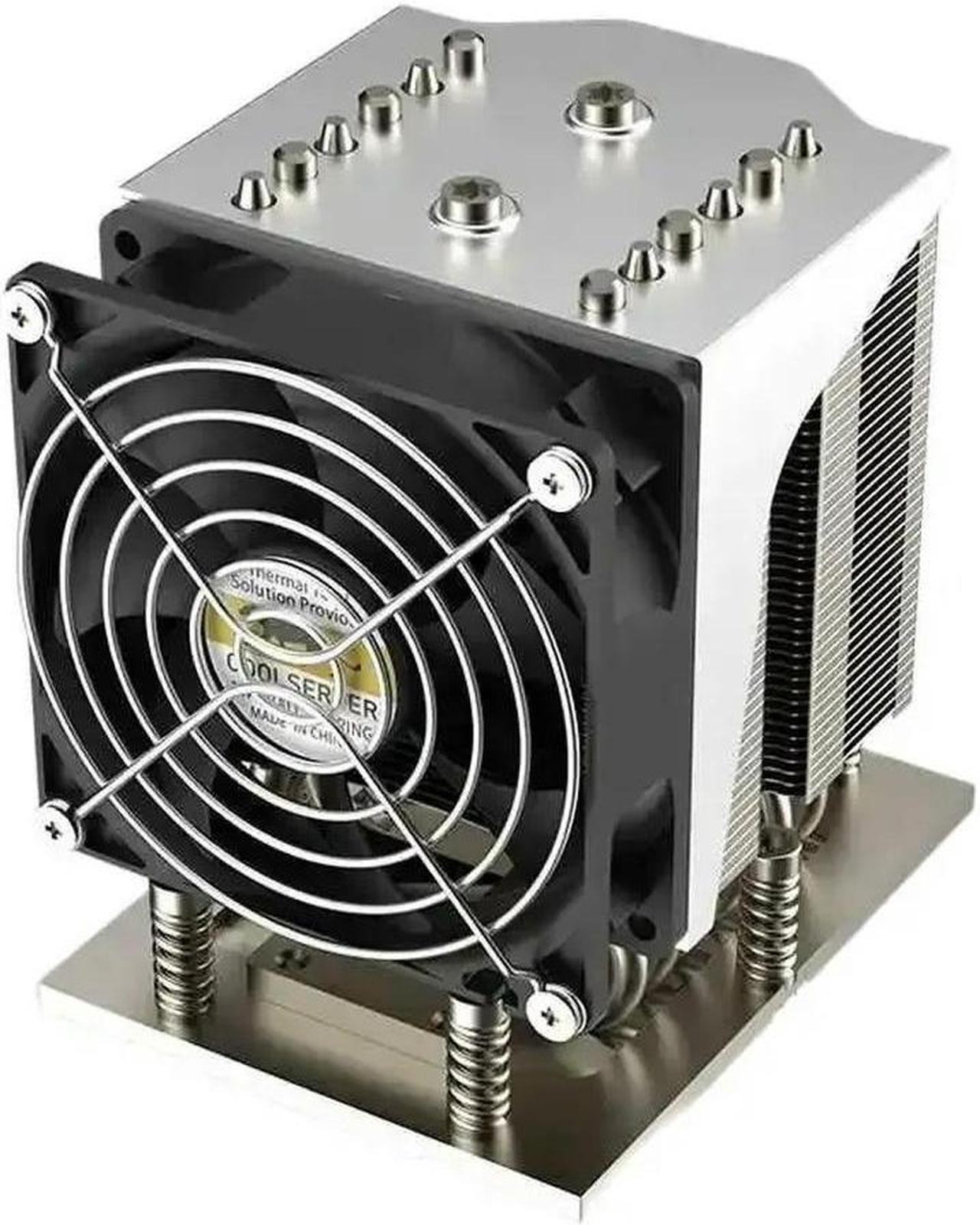 FOR COOLSERVER SP5 4U-S42 6 Heat Pipes Server CPU Cooler Type Radiator 4PIN PWM 1900-3800RPM Cooling Fan SP5 400W