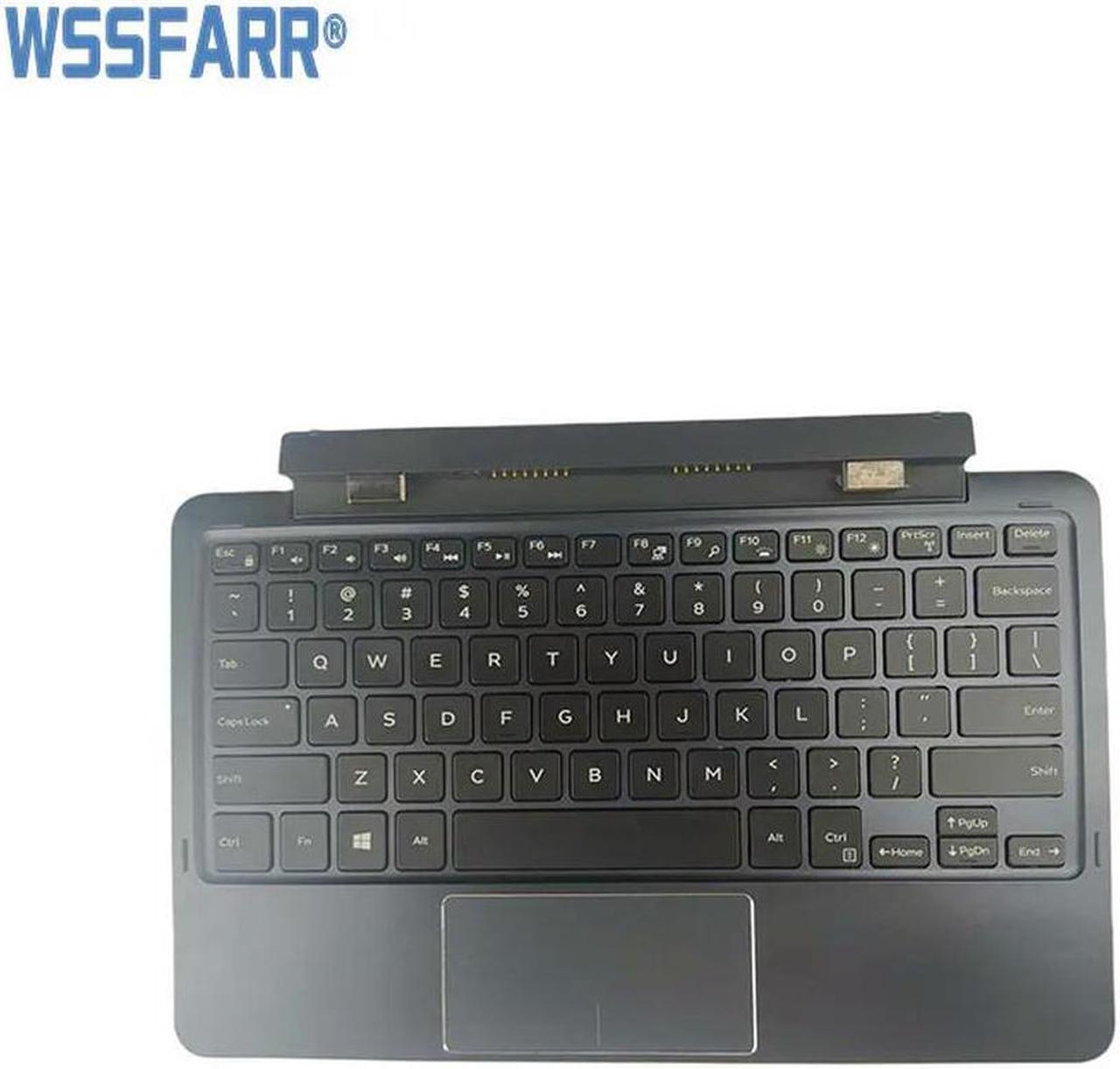 FOR Keyboard with Docking for 11 5175 5179 K12M T54KN Laptop Bottom Cover Base