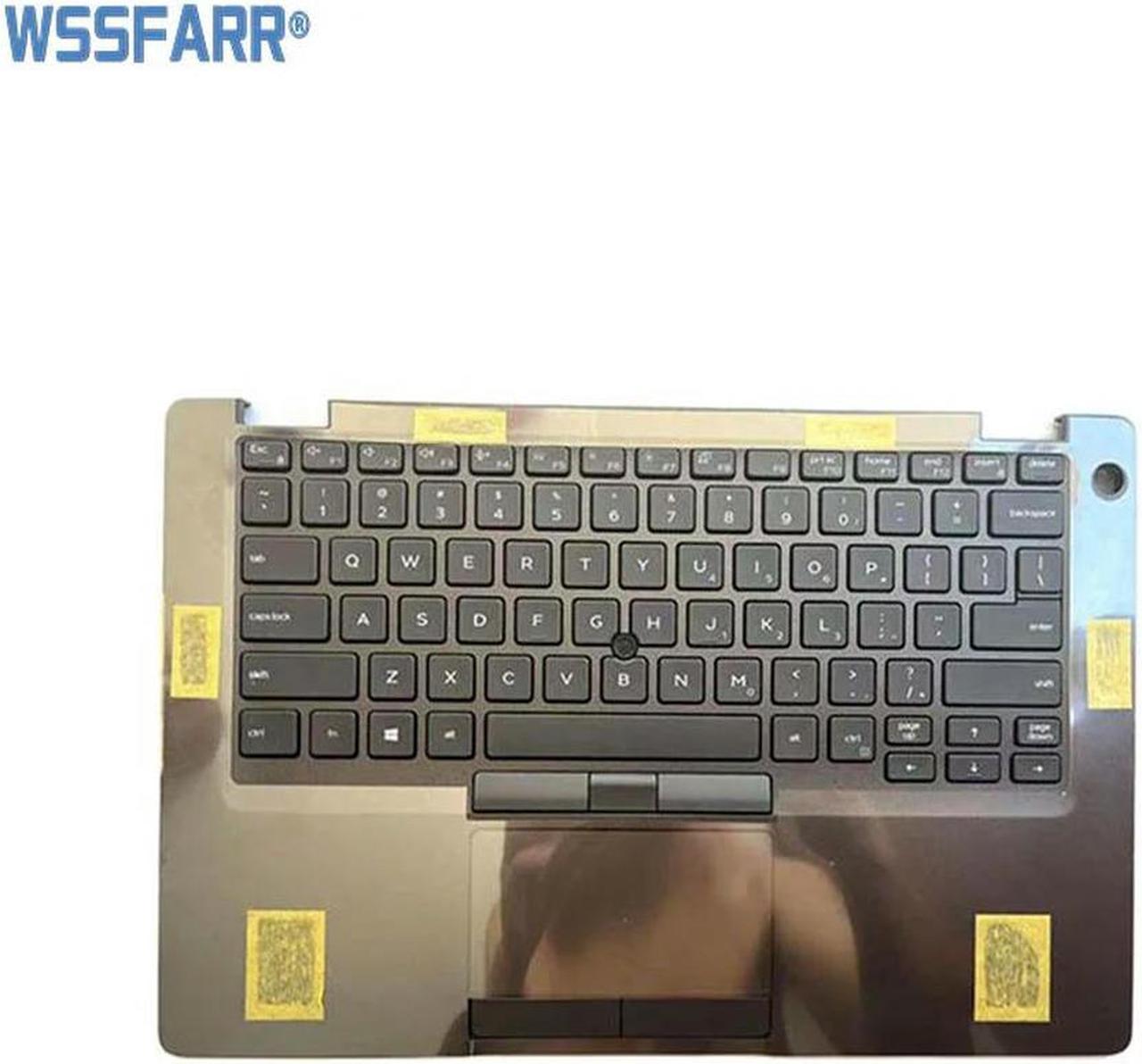 FOR US layout Backlit Keyboard for 5400 E5400 C Cover Palmrest keyboard Mouse