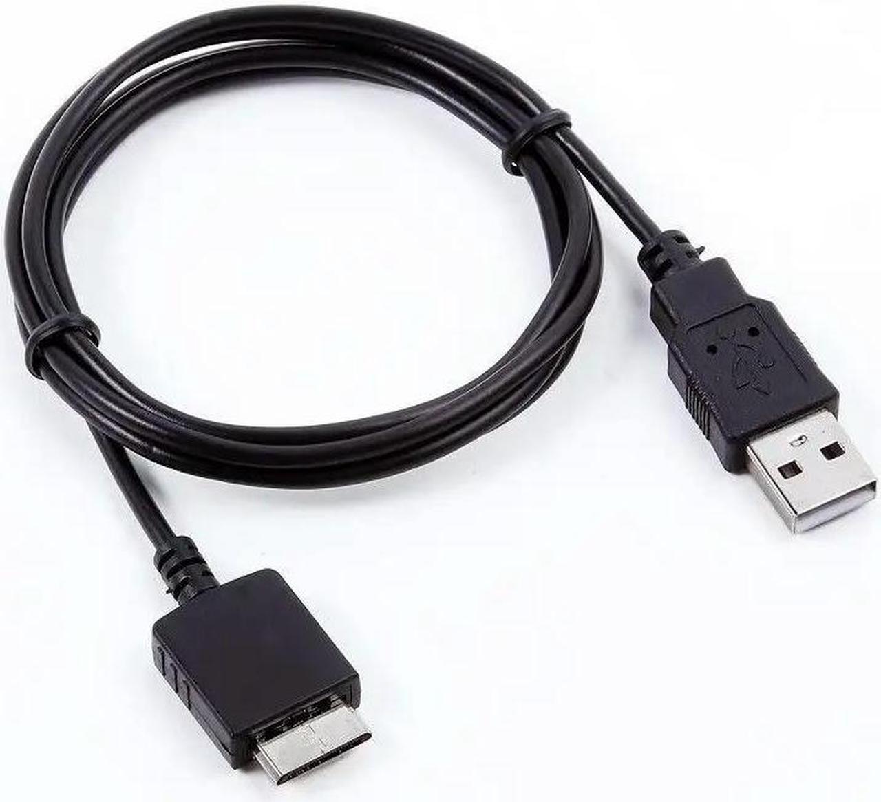 FOR USB PC +Data SYNC Cable Cord Lead For NWZ-S764 B/LK NWZ-S764W/HI