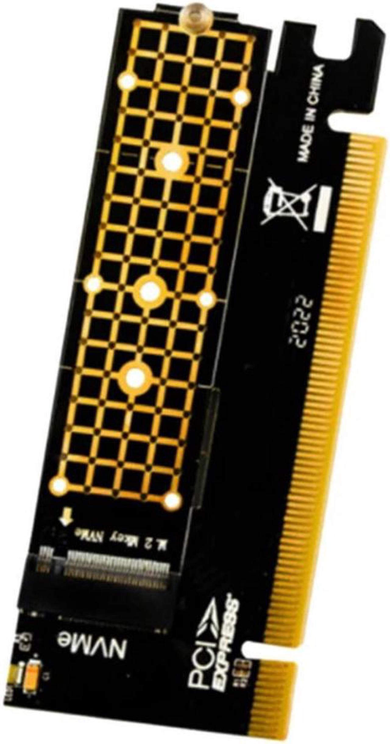 FOR M.2 NVME Expansion Card PCIE3.0 Porous Heat Dissipation Riser Card M-Key 2230/2242/2260/2280 Pci-E X16 Slot