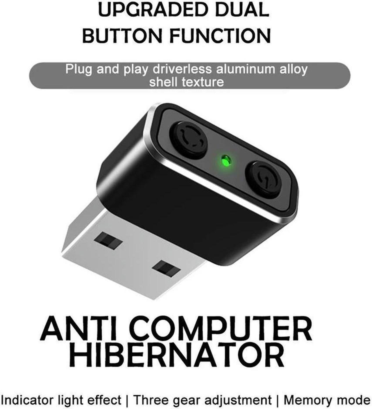 FOR Mini USB Mouse Undetectable Mouse Mover Anti Computer Hibernation Mobile Cursor Three Track Modes