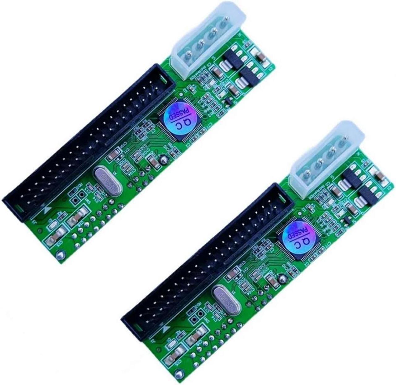 FOR SATA TO PATA IDE Converter Adapter Plug & Play Module Support 7+15 Pin 3.5/2.5 SATA HDD DVD Adapter 2 Pack