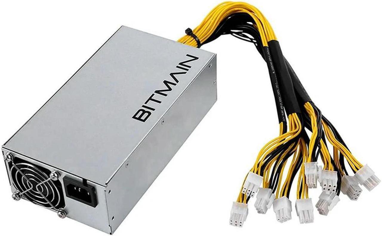 FOR APW7 1800W Power Supply Mining PSU For S9/L3+/A6/A7/R4/S7/E9 With 10X PCI-E 6Pin Connectors