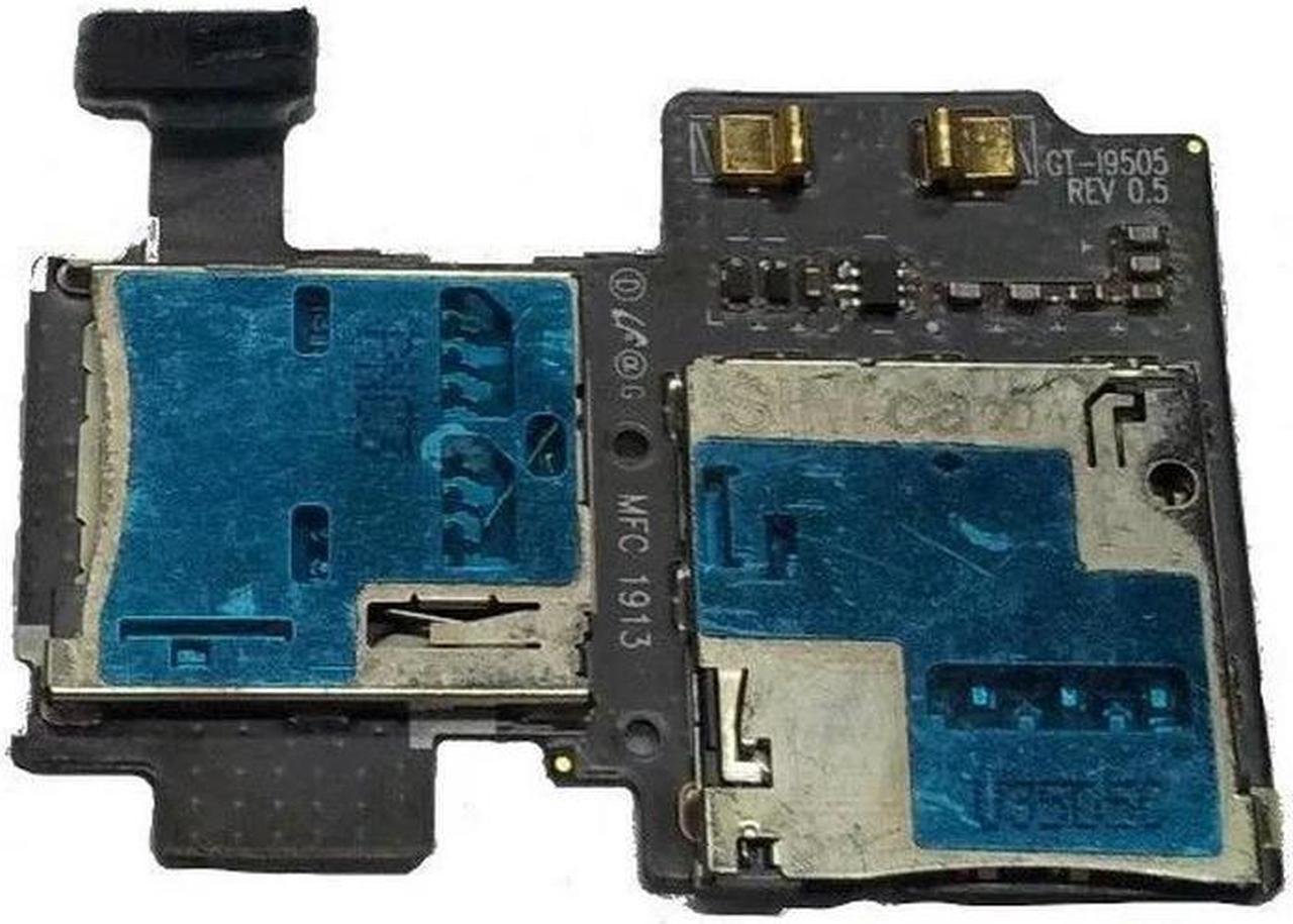 FOR S4 GT-I9505 SIM And MicroSD Memory Card Reader Holder Slot Socket Flex Cable