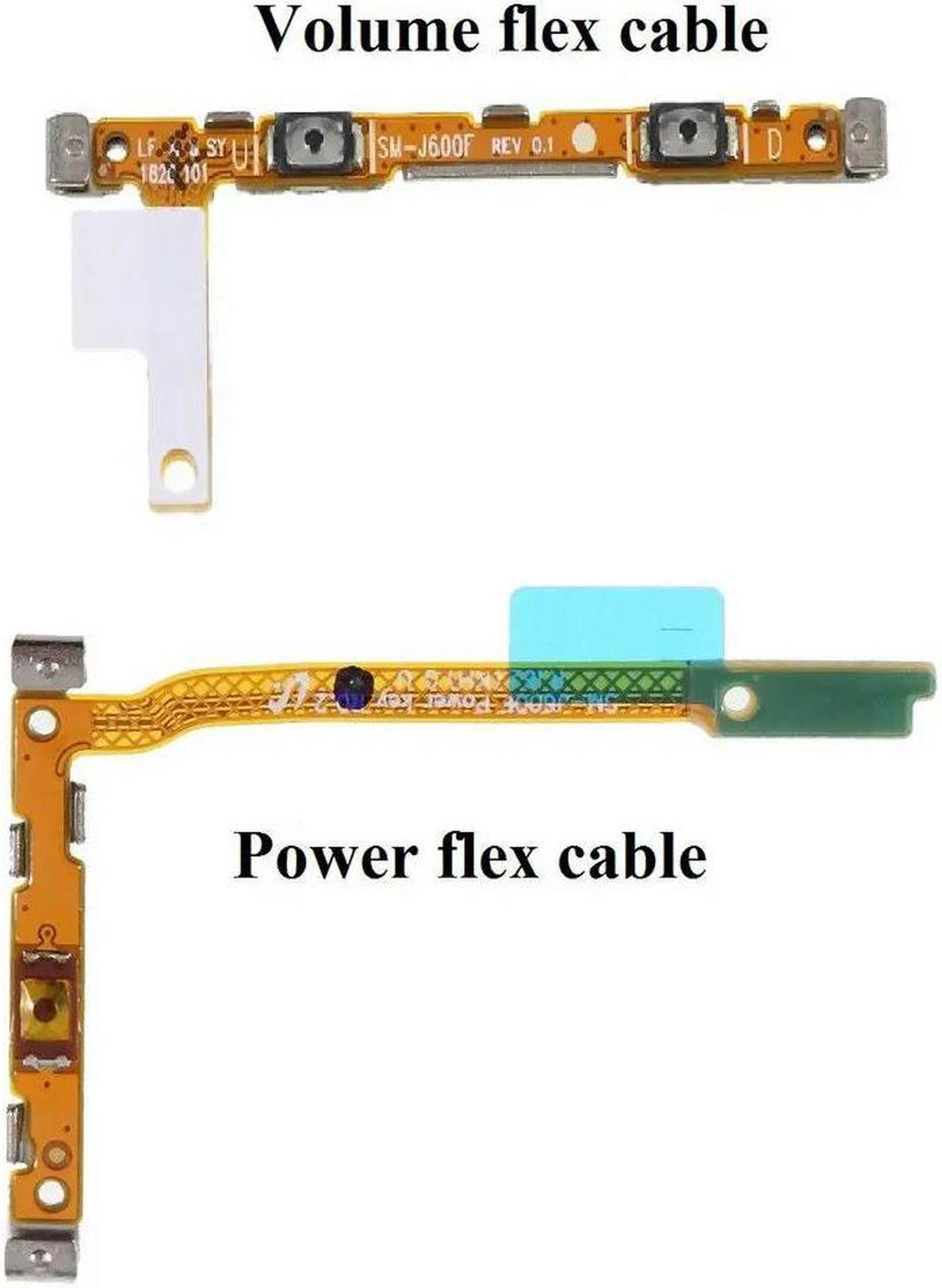 FOR Power Switch Button Volume Button Flex Cable Ribbon Replacement for J6 2018 J600