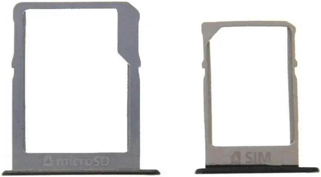 FOR A3 A300 A5 A500 A7 A700 SIM1 And SIM2 MicroSD Memory Card Tray Holder Black White Gold Color