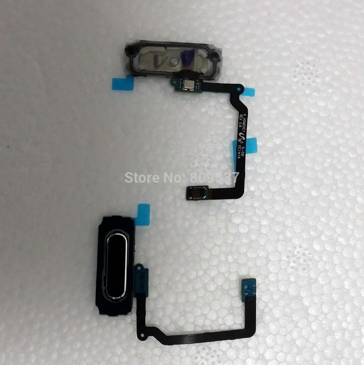 FOR S5 i9600 G900F G900H S5 Mini SM-G800 Home Button Key With Flex Cable Ribbon Black White Gold Color