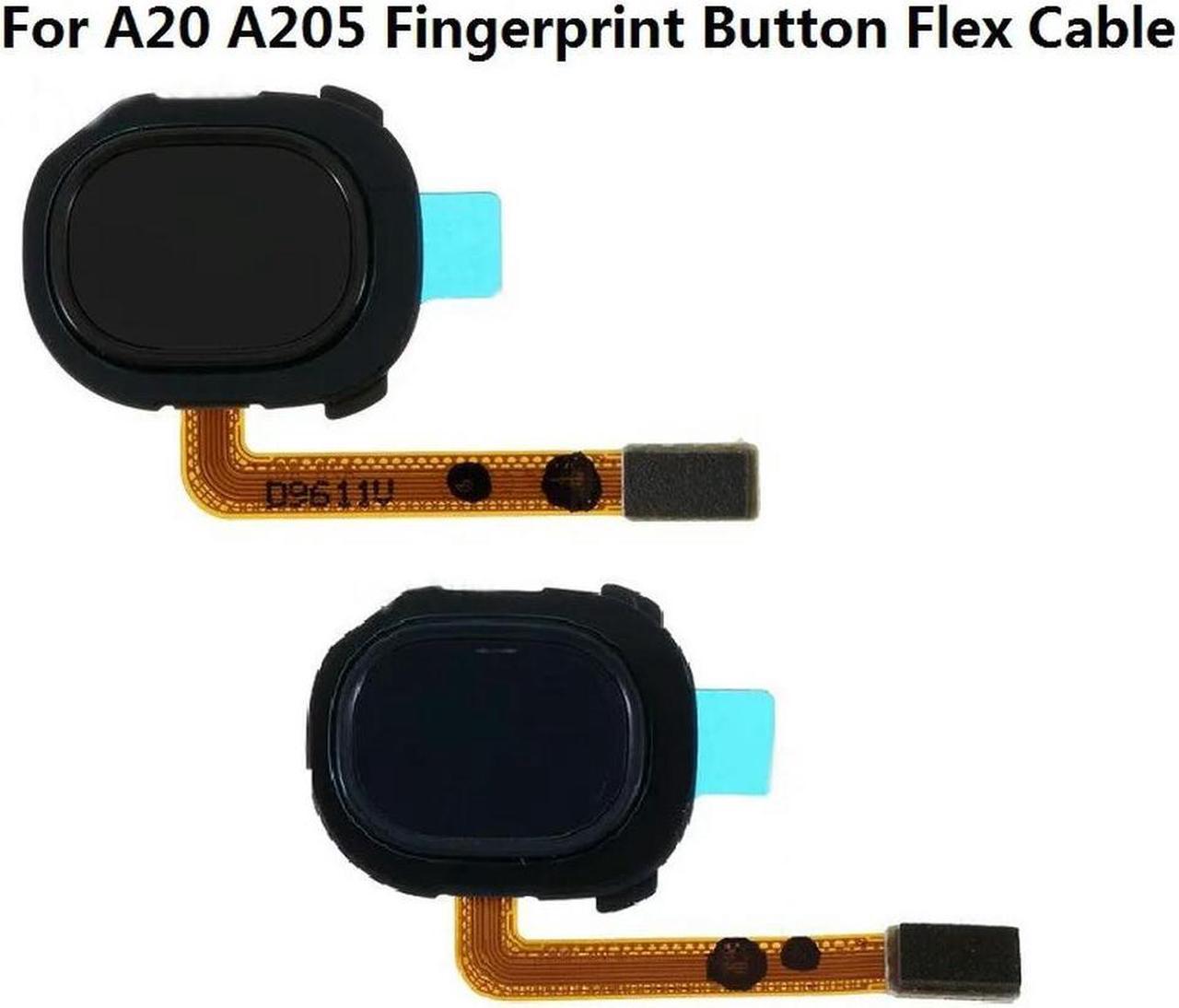 FOR Home Key Fingerprint Button Flex Cable for A20 SM-A205 Black Blue