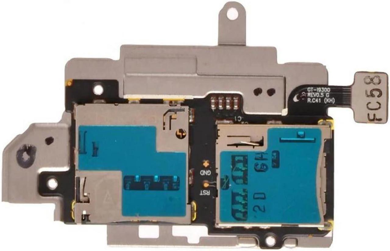 FOR 2PCS/Lot SIM Card Holder Micro SD Memory Slot Reader Flex Cable Ribbon Replacement For S3 i9305 i9300 i747 T999