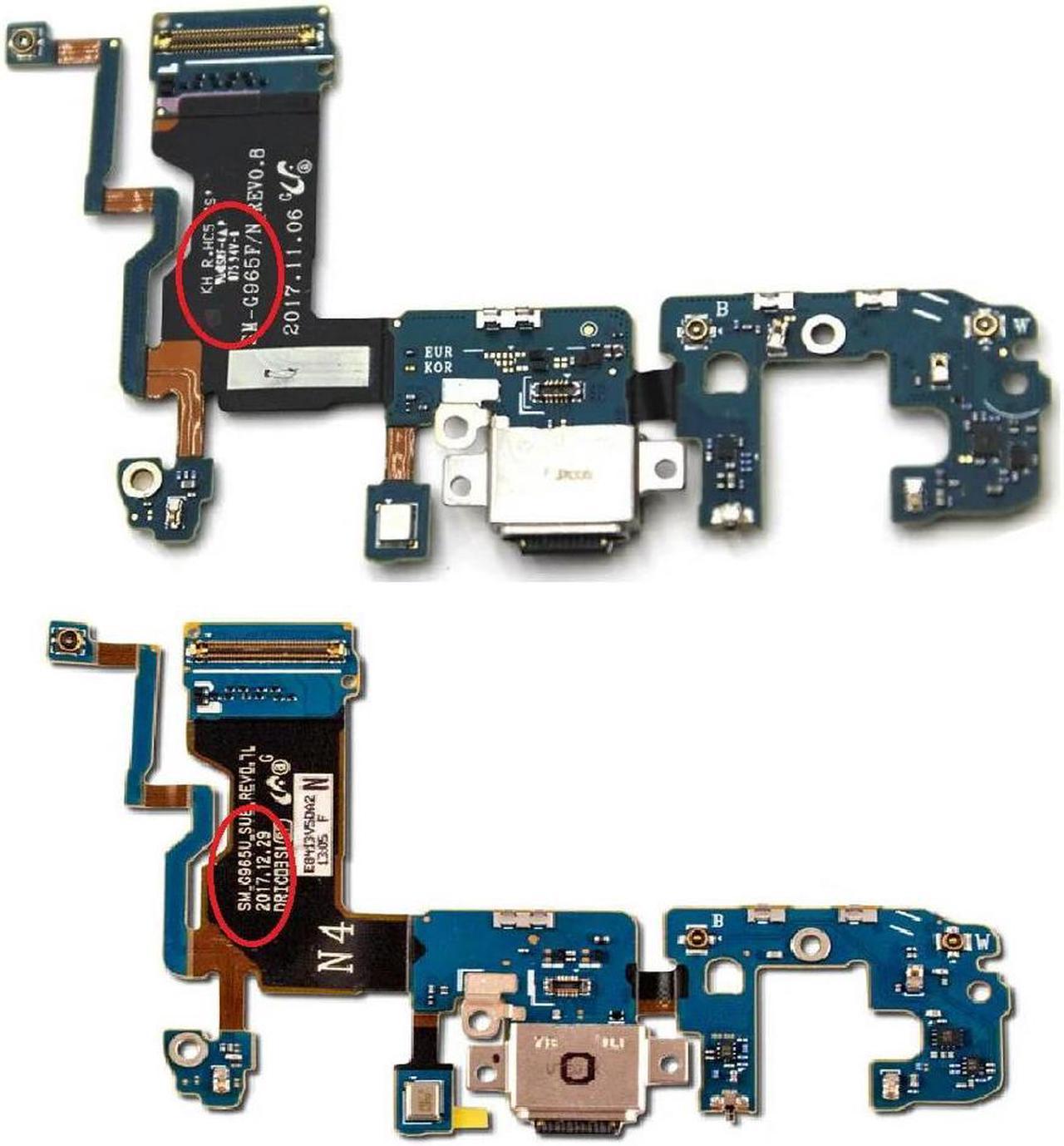 FOR S9 Plus SM-G965F/N G965U Charge Charging Port Dock Connector Flex Cable Ribbon