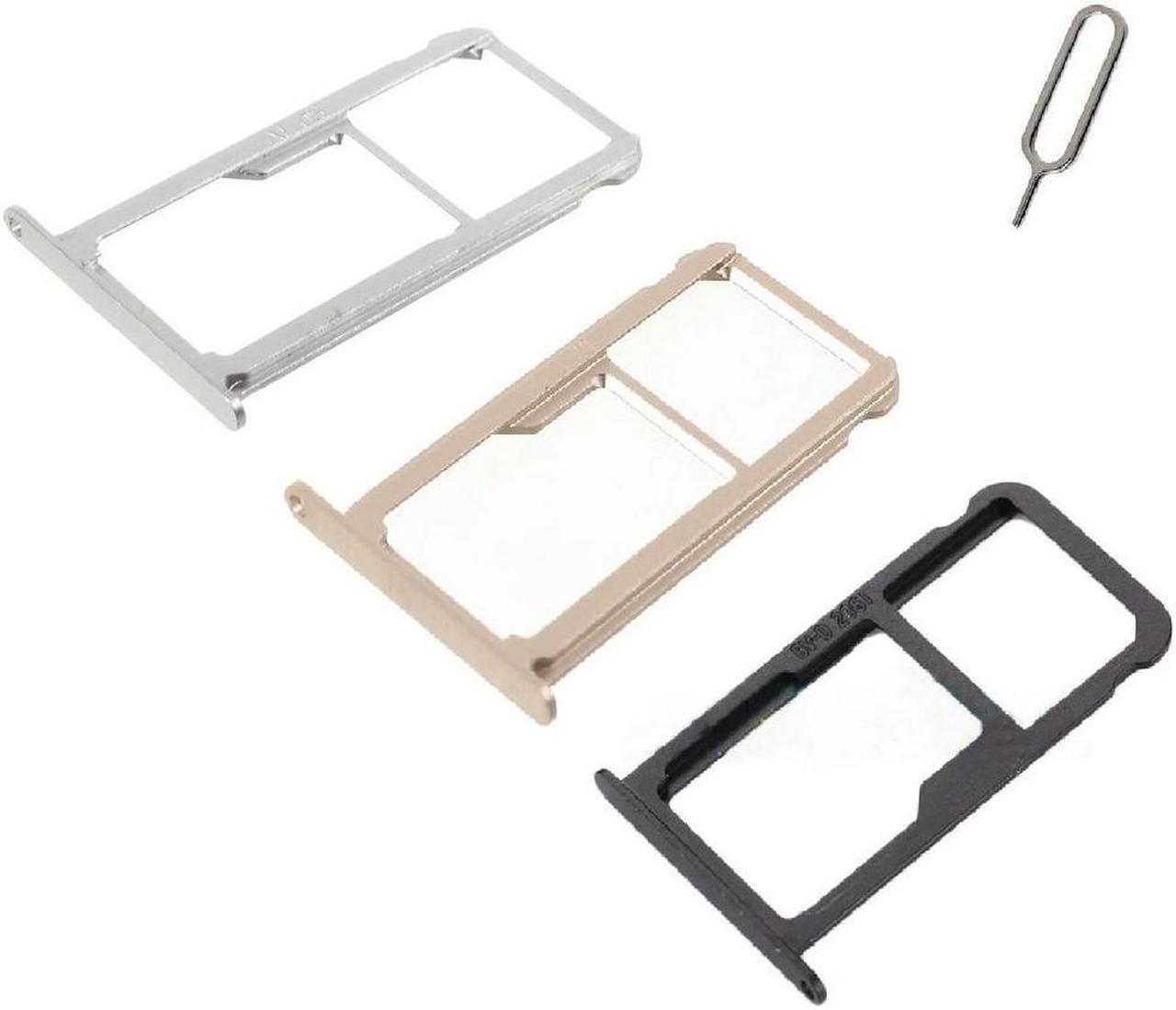 FOR 10pcs/lot SIM1 + SIM2/MicroSD Card Tray Holder Slot for Mate 9