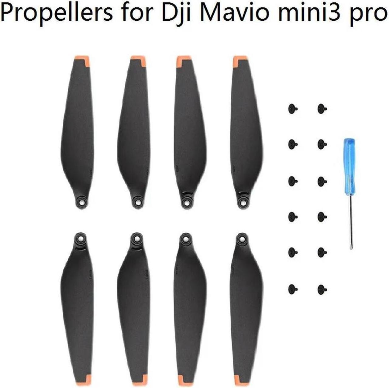 FOR 8pcs/set For Mini3 Pro Drone Accessories Low Noise Propeller Blades Quiet Flight Wings Replacement