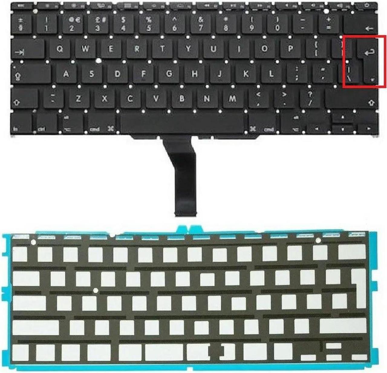 FOR UK Laptop Keyboard Keypad With Backlight For book Air A1370 A1465 11 2011-2015