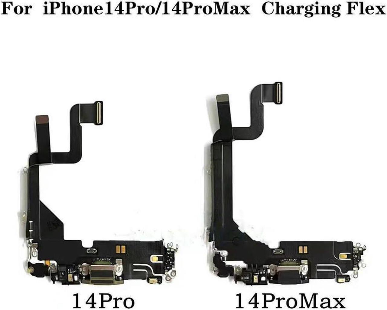 FOR Charging Flex Cable For 14Pro/14ProMax USB Charger Port Dock Connector With Mic Flex Cable