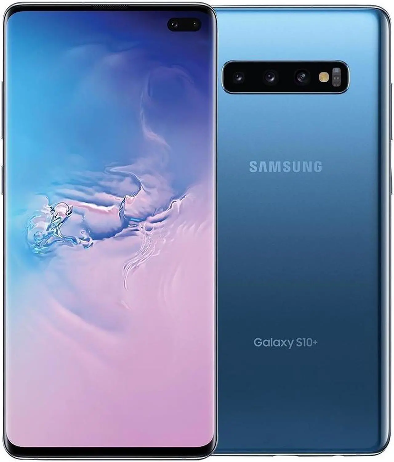 Main image of Samsung Galaxy S10+ Plus SM-G975U (128GB / 8GB) GSM Unlocked Phone - 6.4" HD - 16MP - Grade B Plus (9/10) - Prism Blue - 2 DAYS DELIVERY