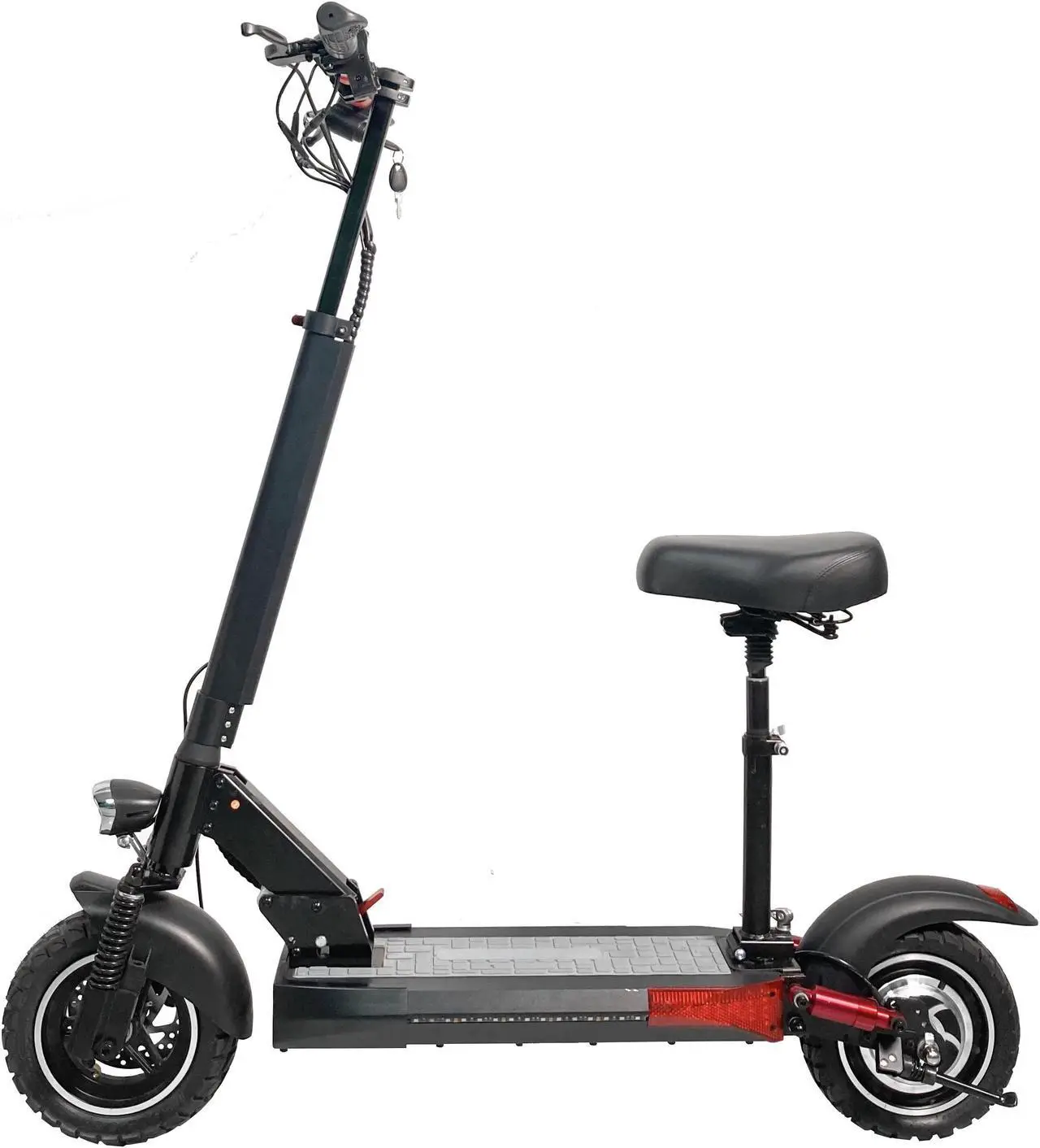 Alt view image 3 of 7 - 10 inch Off-Road Foldable Electric Scooter For Adult With APP 500W 30mph 37miles