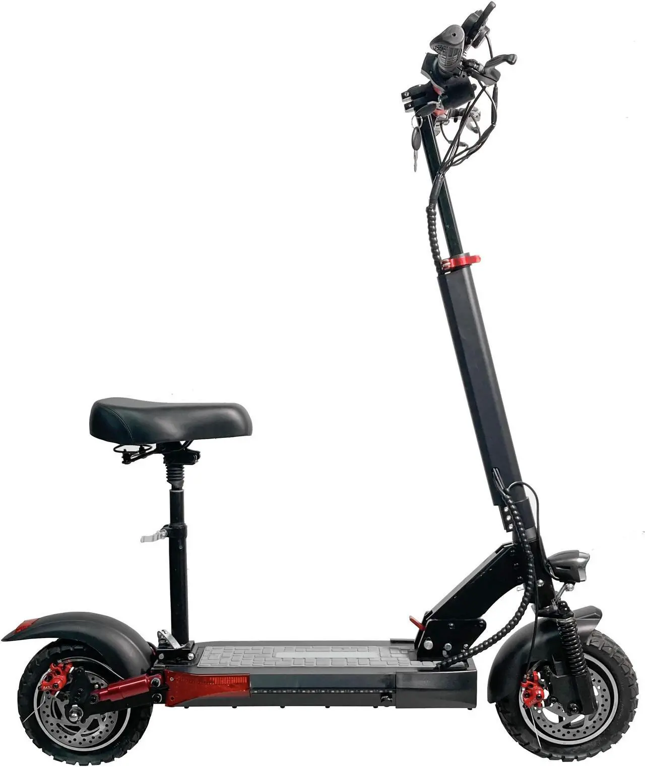 Alt view image 5 of 7 - 10 inch Off-Road Foldable Electric Scooter For Adult With APP 500W 30mph 37miles
