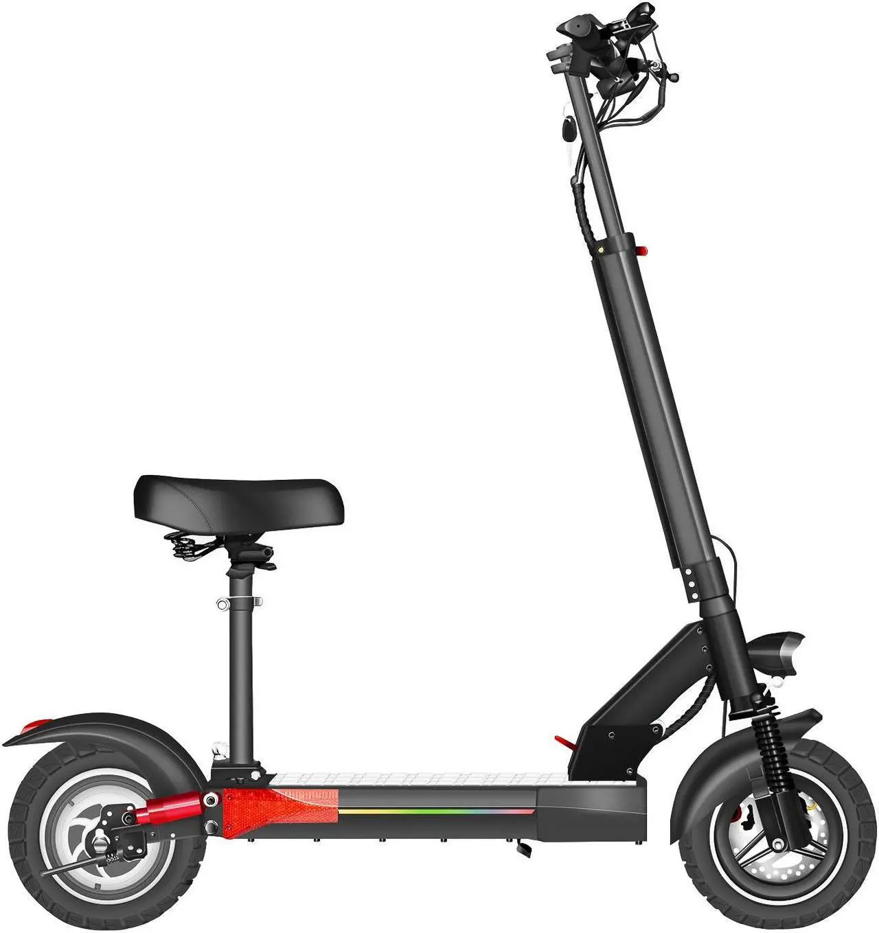 Alt view image 4 of 7 - 10 inch Off-Road Foldable Electric Scooter For Adult With APP 500W 30mph 37miles