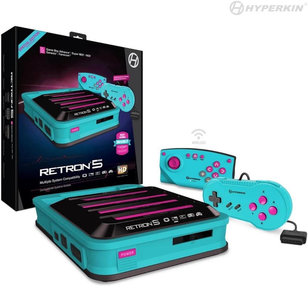 Alt view image 3 of 8 - Hyperkin RetroN 5: HD Gaming Console for GBA/ Gbc/ GB/ Super NES/ Super Famicom/ Genesis/ Mega Drive/ Master System (Hyp