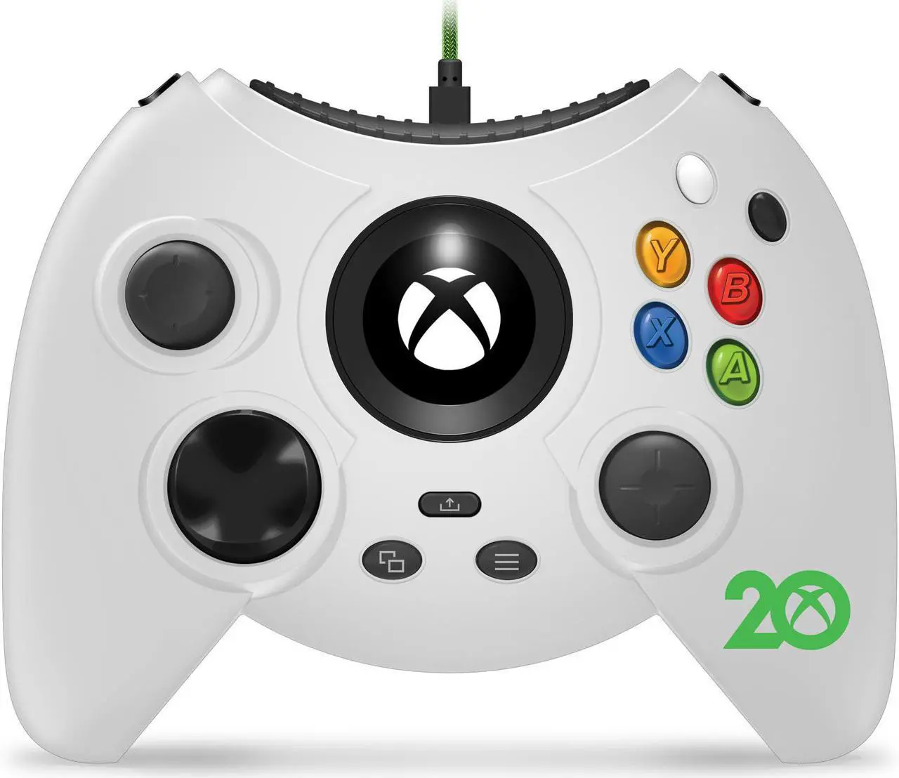 Main image of Hyperkin Duke Wired Controller White - Xbox Series X/Xbox Series S/Xbox One/Windows 10 - Xbox 20th Anniversary Edition