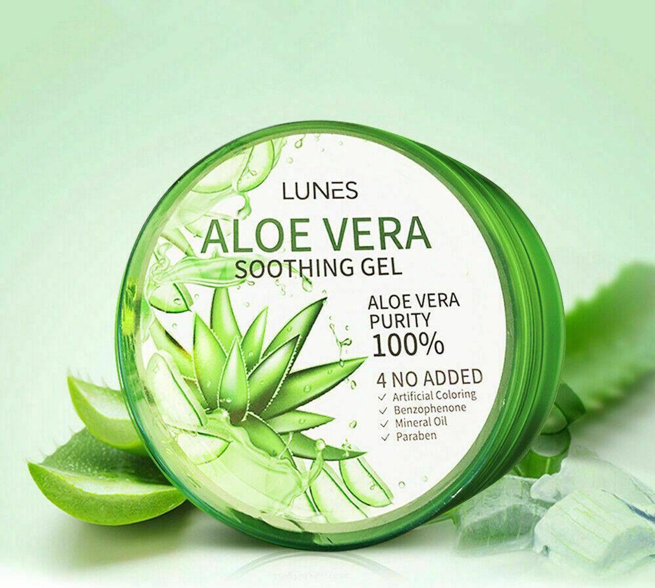 Alt view image 5 of 5 - Aloe Vera Soothing Gel Moisturer 100% Pure Moisturizer 10.58 fl oz/300ml Korean