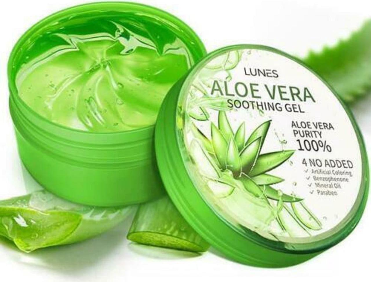 Main image of Aloe Vera Soothing Gel Moisturer 100% Pure Moisturizer 10.58 fl oz/300ml Korean