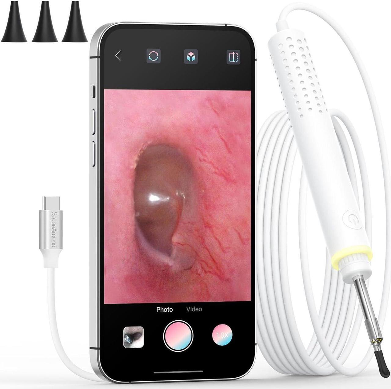 Main image of 3.9mm Ultra-Thin Ear Camera 6 LED Lights,Digital Otoscope Ear Wax Removal Tool