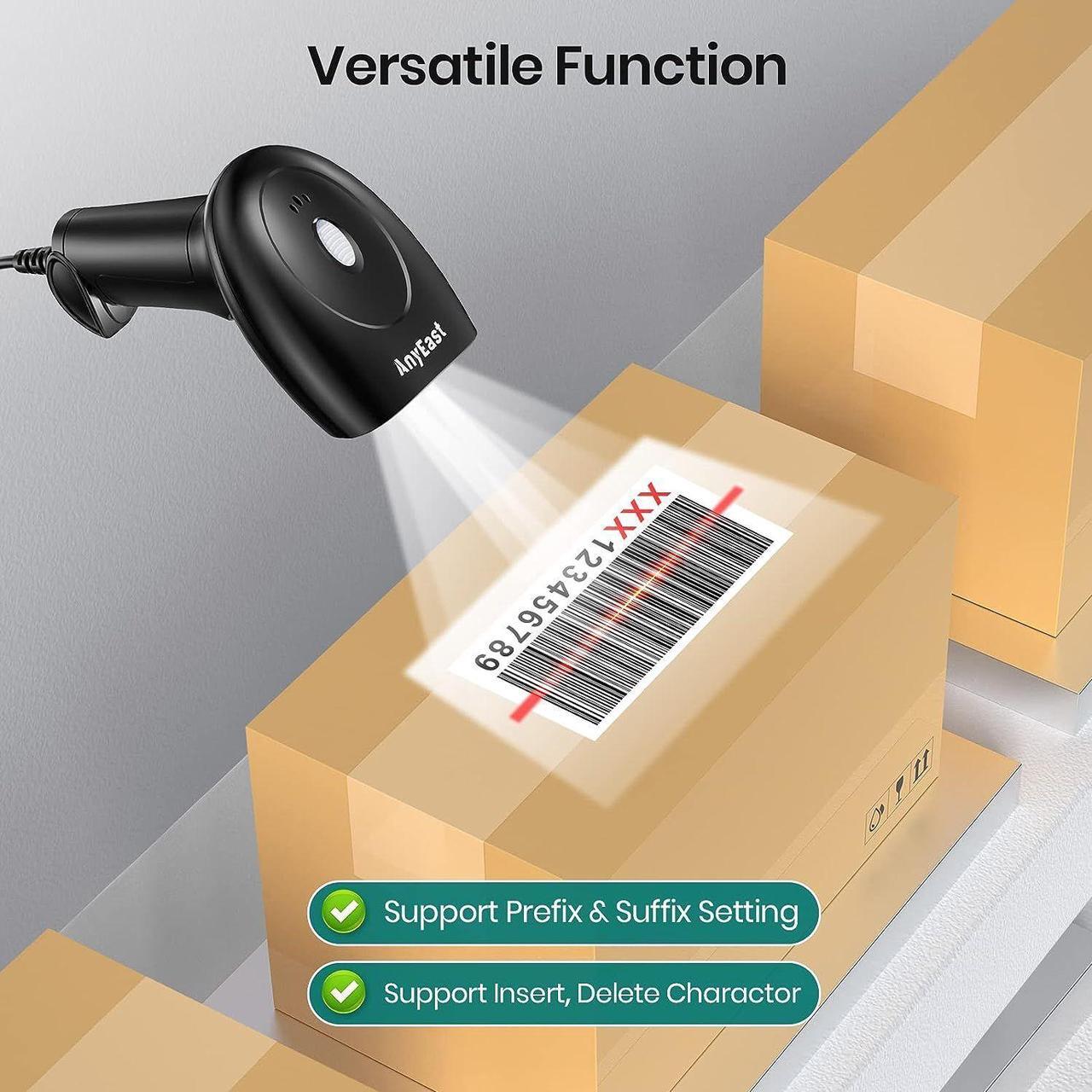 Alt view image 3 of 7 - USB Wired 2D Barcode Scanner Handheld CCD 1D QR Bar Code Image Screen Scanner