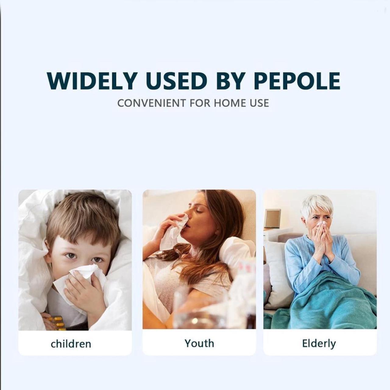 Alt view image 6 of 6 - Nebuliser Machine for Adults and Kids Compressor Nebulizer Compact