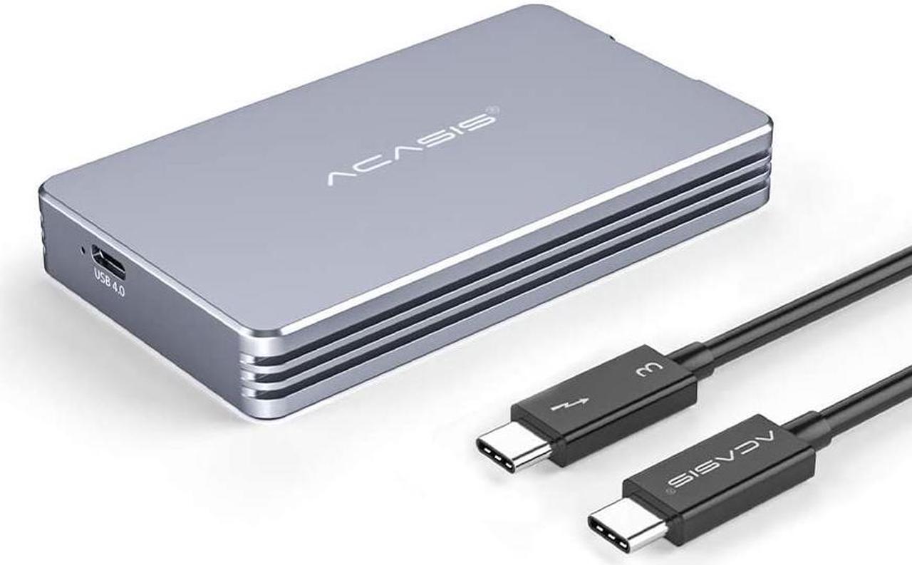 Main image of ACASIS 40Gbps M.2 NVMe SSD Enclosure, Compatible with Thunderbolt 4/3, USB 4.0/3.2/3.1/3.0/2.0, Tool Free, TBU401