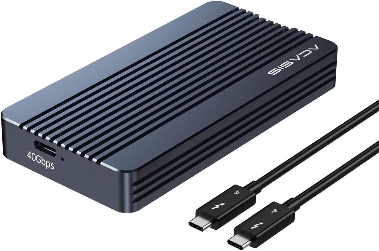 Main image of Acasis Thunderbolt 3 NVME M.2 SSD Enclosure, Lightweight Aluminum, 8TB Capacity, Plug & Play for Laptops,TBU405Air,TBU405Air