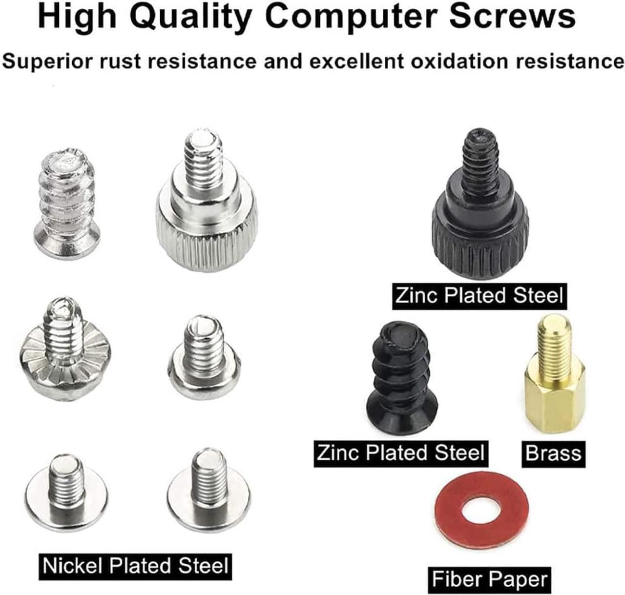 Alt view image 4 of 7 - 228pcs Computer PC Screws Kit w/case for Motherboard Case Fan Hard Disk Notebook