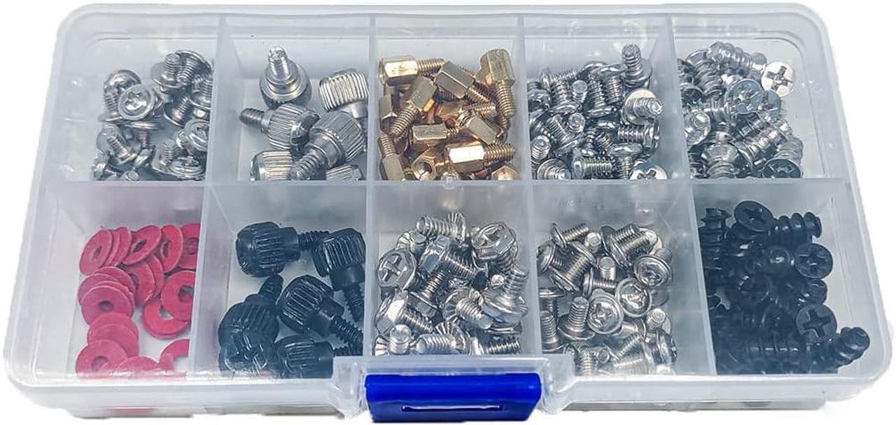 Alt view image 6 of 7 - 228pcs Computer PC Screws Kit w/case for Motherboard Case Fan Hard Disk Notebook