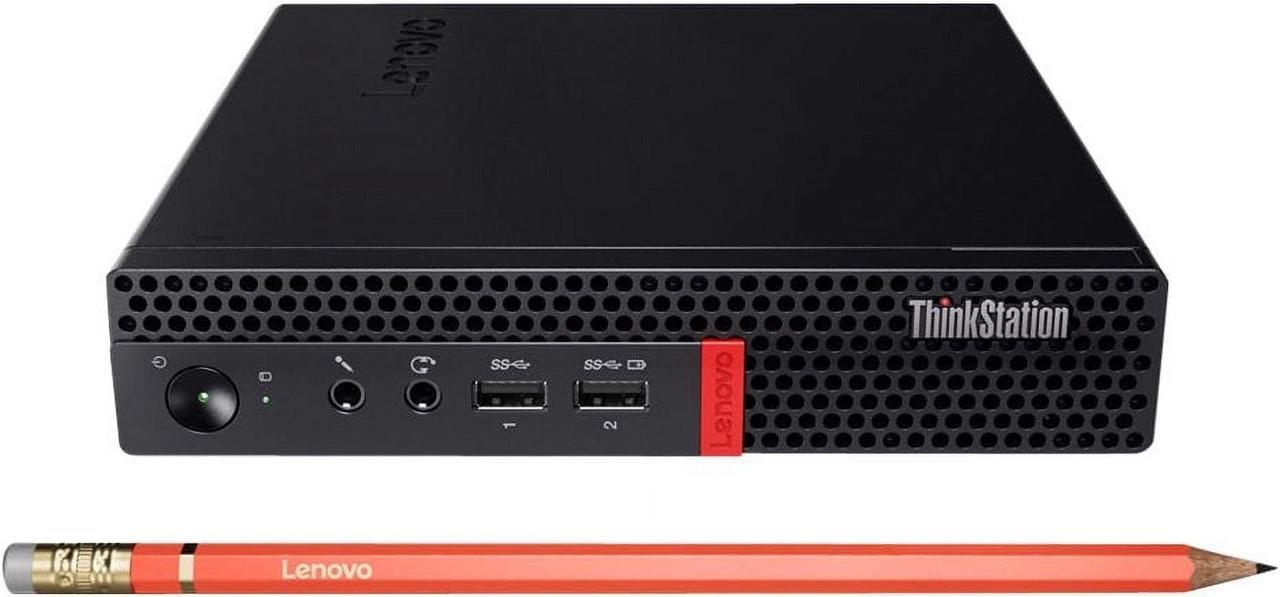 Lenovo ThinkStation P320 Tiny Desktop, Intel Core i7-6700T 2.80GHZ, 32GB RAM, 256GB SSD, Nvidia Quadro P600 2GB RAM, 4K, 4 Mini Display Ports, Windows 11 Pro