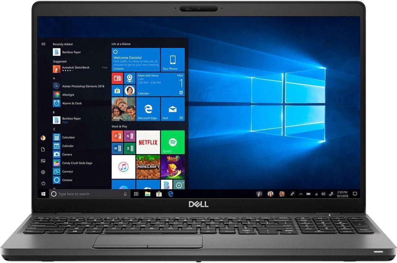 Dell Latitude 5500 15.6" Laptop, Intel Core i5-8365U 1.60GHz, 16GB RAM, 256GB SSD, Windows 10 Pro, French Canadian Keyboard