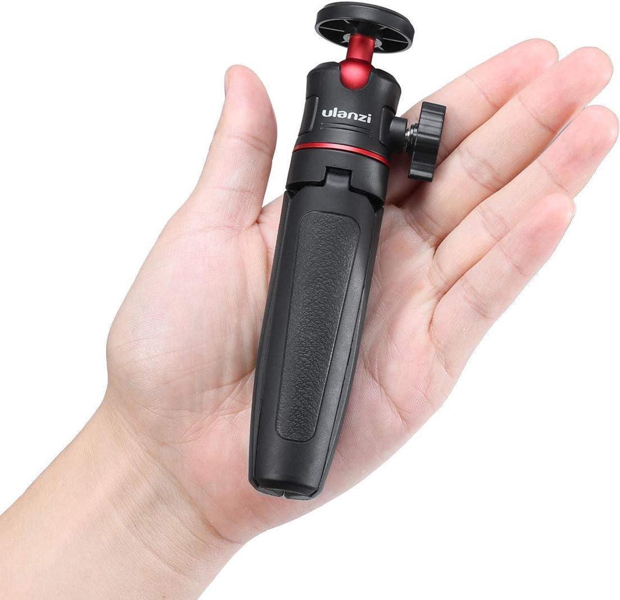 Alt view image 6 of 6 - Black Mini Tripod for Camera, 1/4" Screw Universal for Sony/Canon/Nikon/Fujifilm Vlog Camera, Extendable Handheld Portable Vlogging Tripod Mount, Video Shooting Filming Table Stand