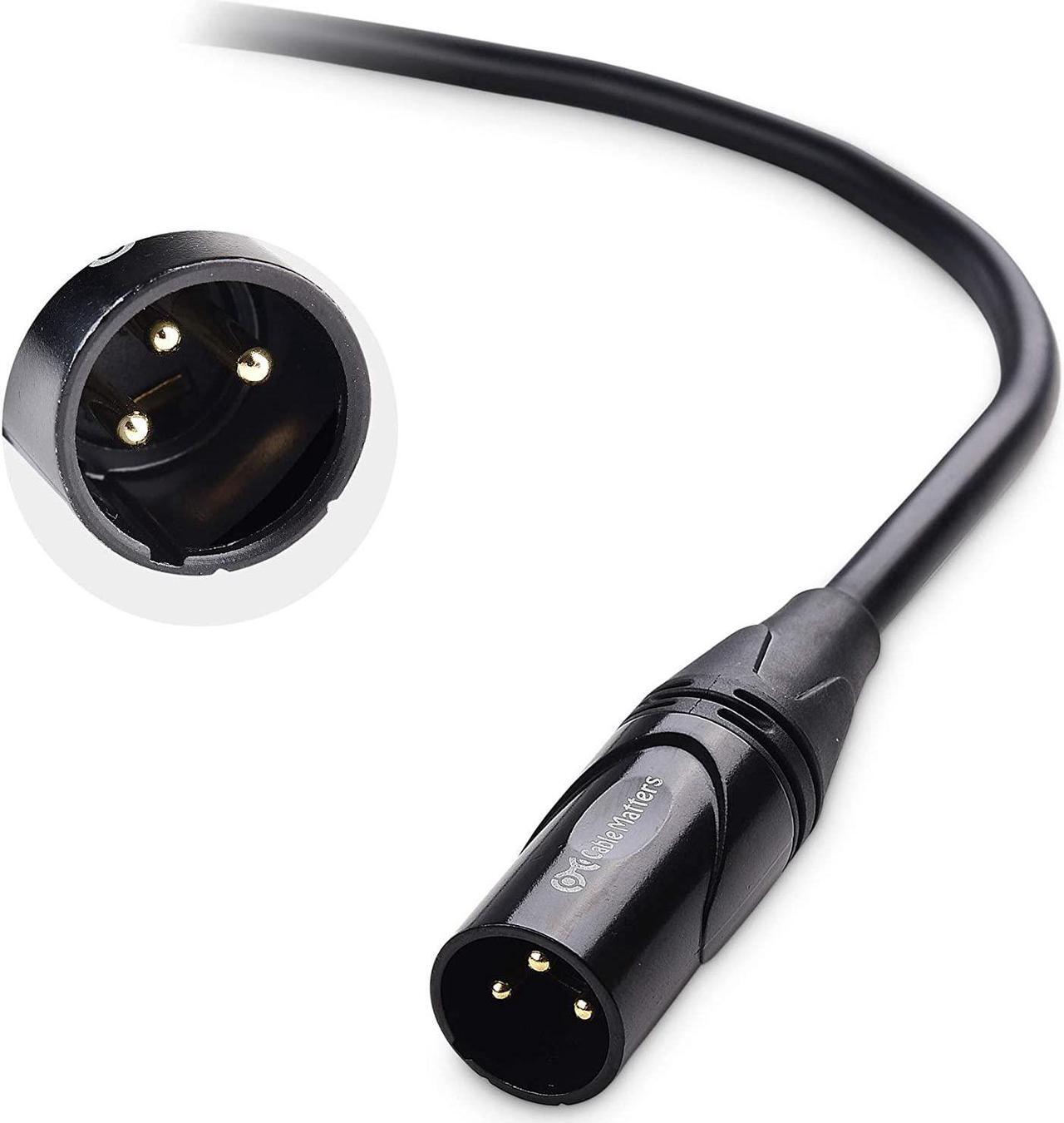 Alt view image 4 of 6 - Cable Matters (1/8 Inch) 3.5mm to XLR Cable (XLR to 3.5mm Cable) Male to Male 15 Feet